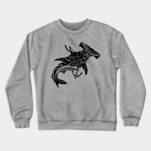 Tribal Shark Crewneck Sweatshirt